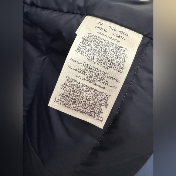 Columbia Apres Arson Down Hooded Long Jacket Puffer Coat size XS Blue - Picture 10 of 10